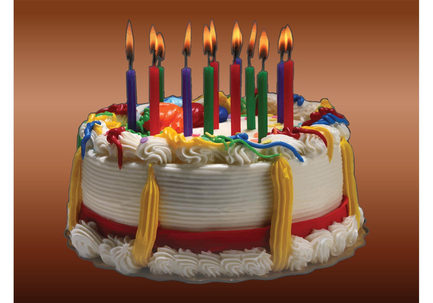 Birthday Cake Image - Download Free Vector Art, Stock Graphics & Images