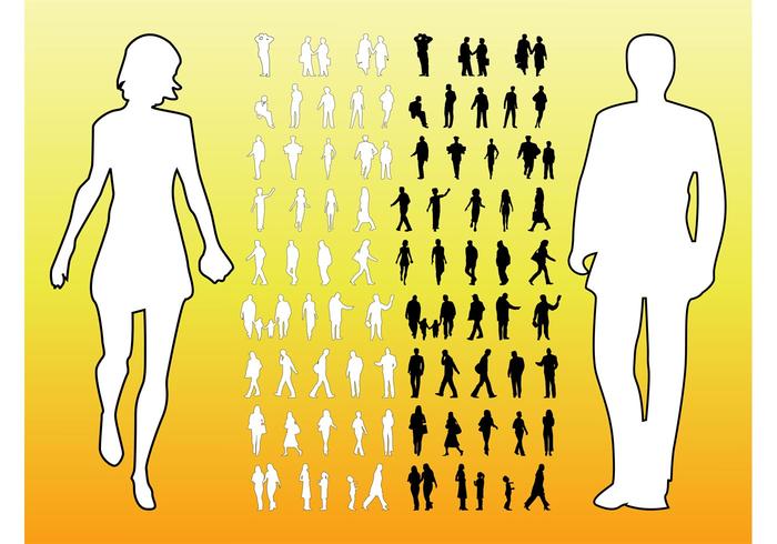 People Silhouettes Graphics People Silhouettes Graphics