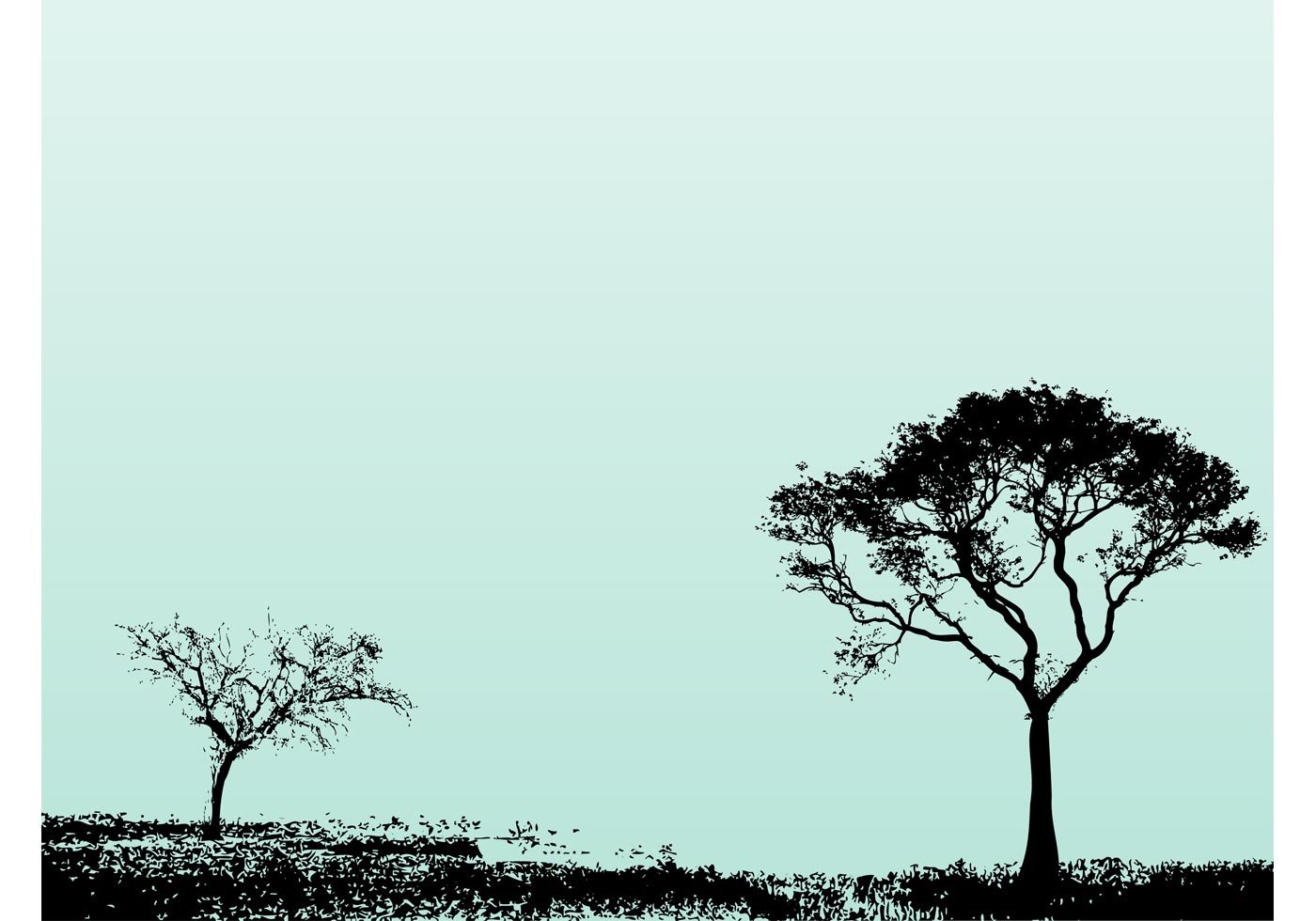 Download Trees Landscape - Download Free Vector Art, Stock Graphics ...