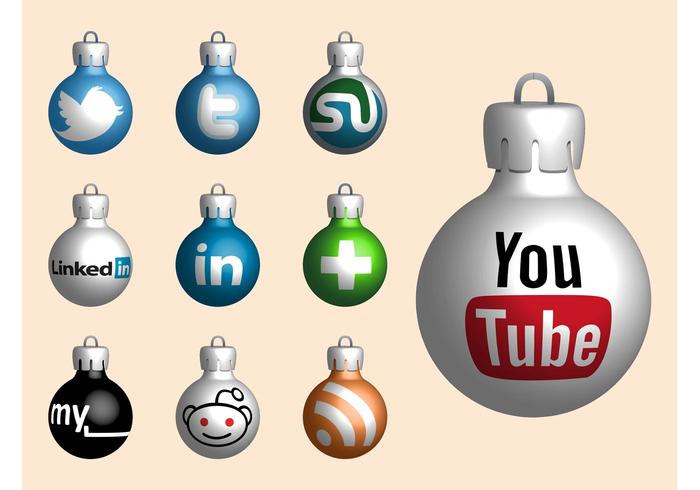 Website Christmas Balls vector