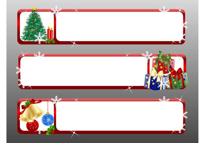Christmas Vector Banners Christmas Vector Banners