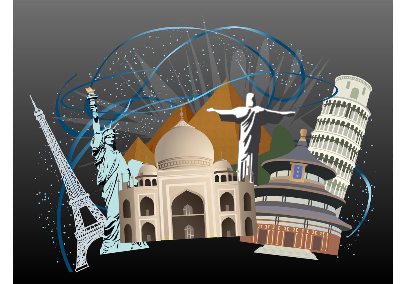 Landmarks Vector - Download Free Vector Art, Stock Graphics & Images