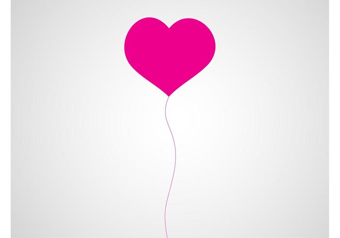 Heart Balloon Vector - Download Free Vector Art, Stock Graphics & Images