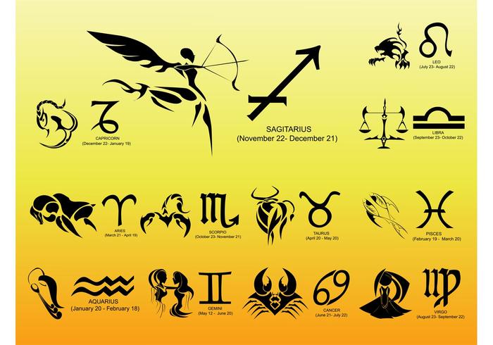 Zodiac Vectors Zodiac Vectors
