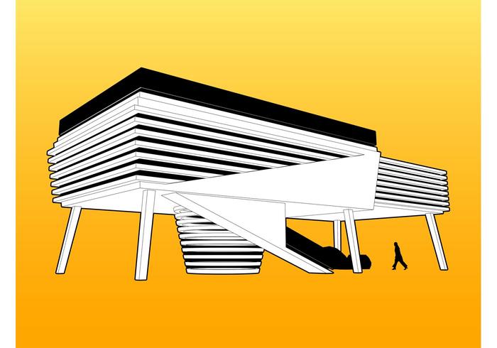 Modern House Vector Modern House Vector