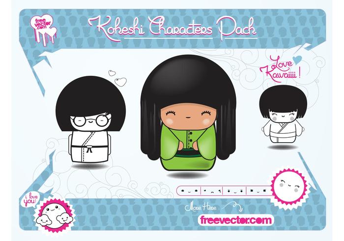 Kokeshi Characters Kokeshi Characters