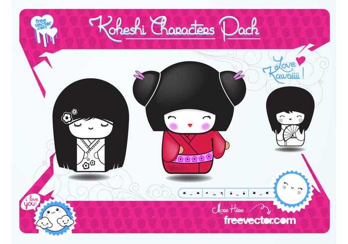 Japanese Dolls Pack Japanese Dolls Pack