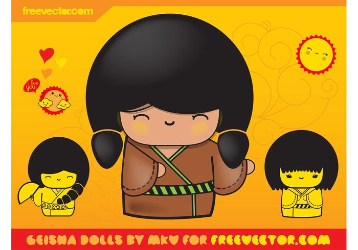 Geisha Vectors Geisha Vectors