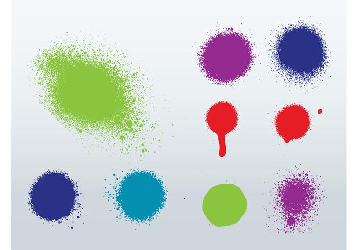Spray Splatter Vector Spray Splatter Vector