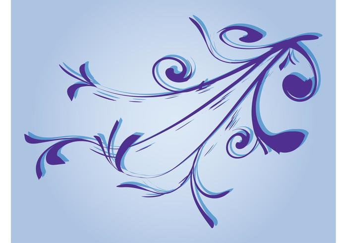 Floral Vector Silhouette Floral Vector Silhouette