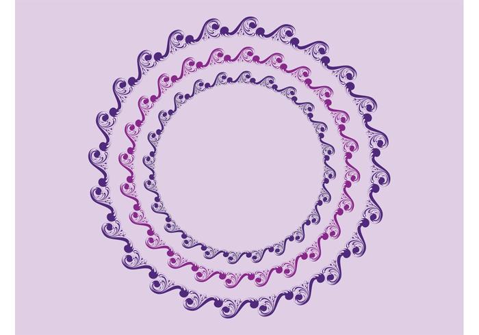 Retro Round Decoration Retro Round Decoration