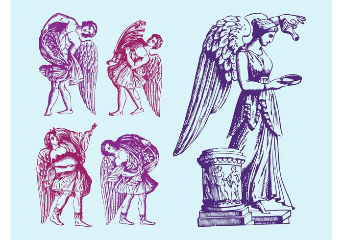 Antique Angels Statues Antique Angels Statues