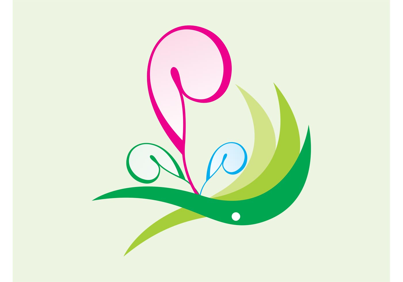 Download Curved Flowers Icon - Download Free Vector Art, Stock ...
