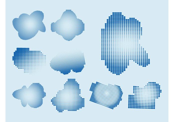 Halftone Shapes Halftone Shapes