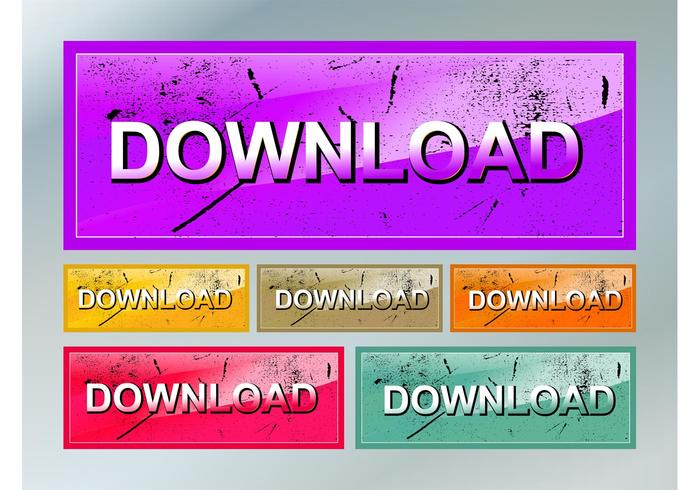 Grunge Download Buttons Grunge Download Buttons