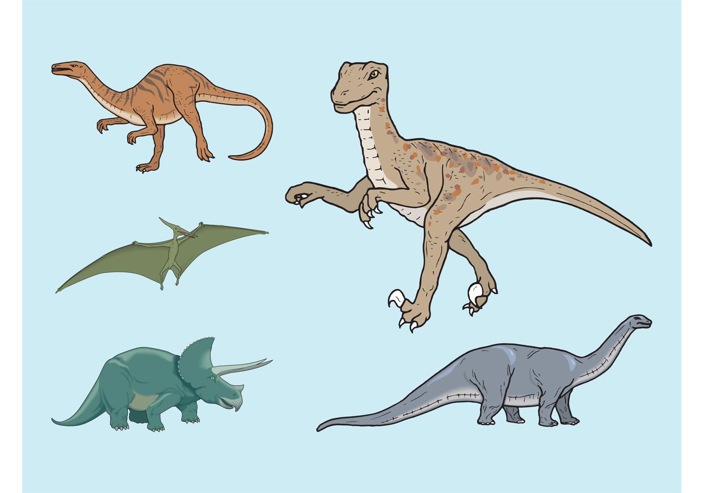 Download Dinosaurs Vectors - Download Free Vector Art, Stock ...