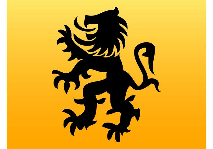 Lion Silhouette Vector Lion Silhouette Vector