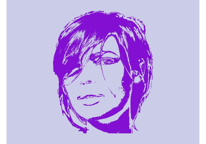 Girl Face Vector Girl Face Vector