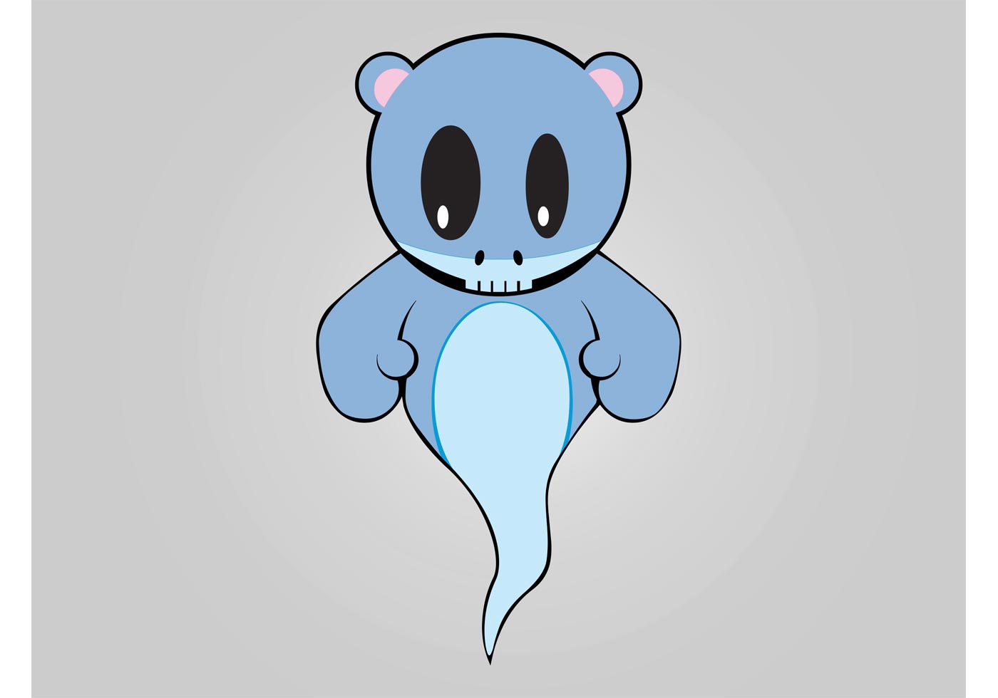 Download Cute Ghost - Download Free Vector Art, Stock Graphics & Images