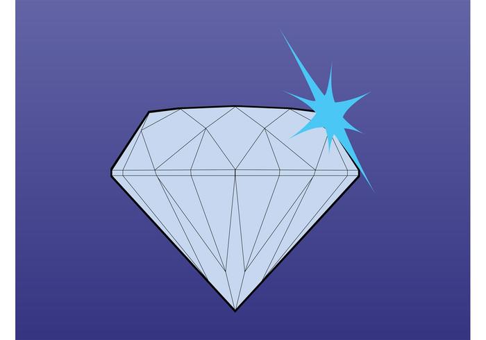 Sparkling Diamond Vector Sparkling Diamond Vector