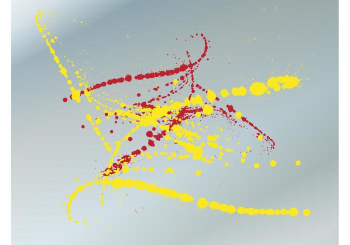 Colorful Splashes Art Colorful Splashes Art
