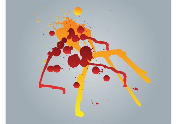 Splattered Paint Vector Splattered Paint Vector