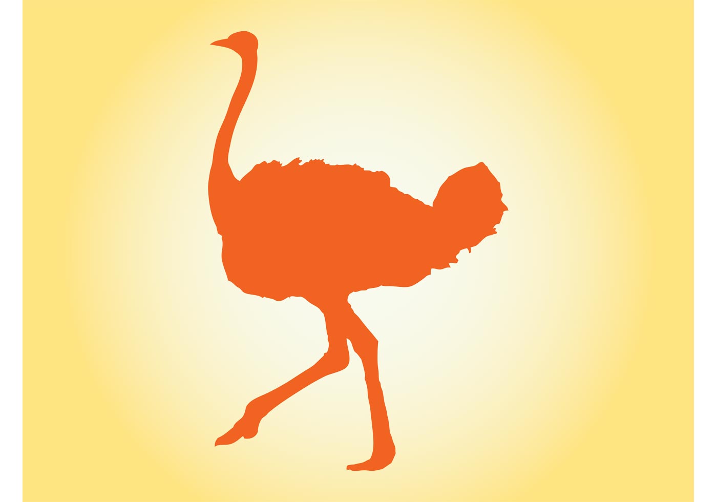 Download Ostrich Silhouette - Download Free Vector Art, Stock ...