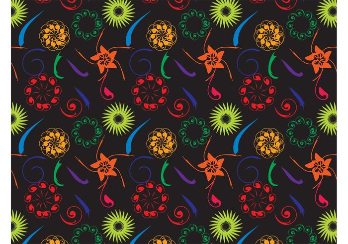 Dark Flowers Pattern Dark Flowers Pattern