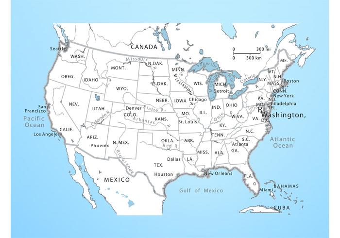 USA Vector Map USA Vector Map