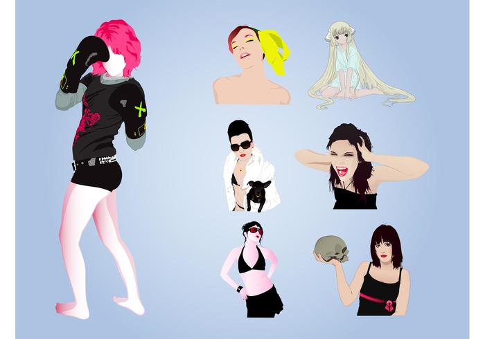 Girls Vectors Girls Vectors