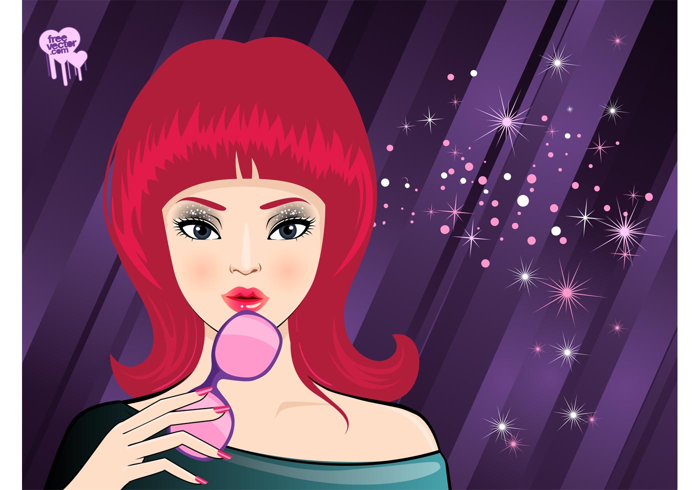 Redhead Vector - Download Free Vector Art, Stock Graphics & Images