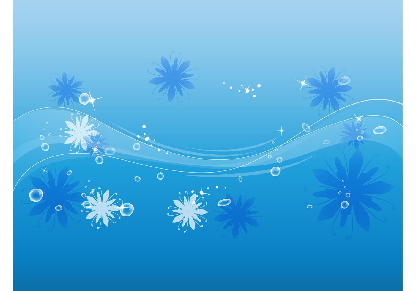 Wet Flowers - Download Free Vector Art, Stock Graphics & Images