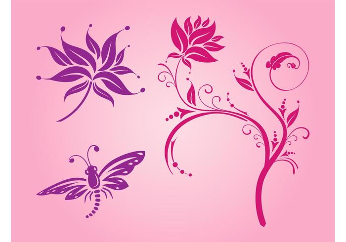 Spring Flowers Vectors Spring Flowers Vectors