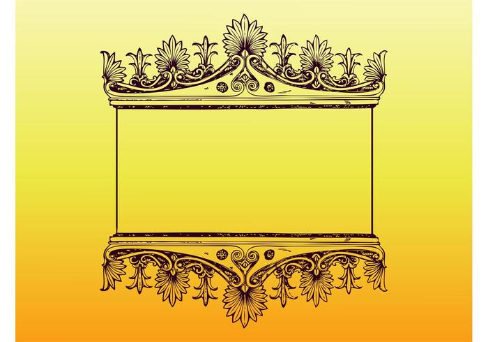 Antique Floral Frame Antique Floral Frame