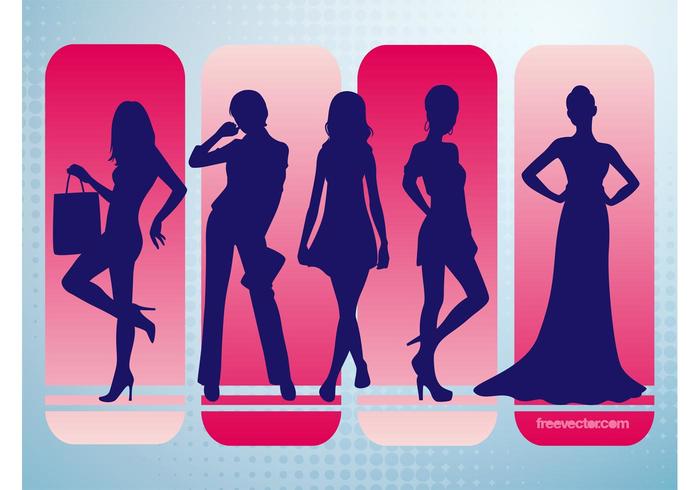 Fashion Vector Silhouettes Fashion Vector Silhouettes