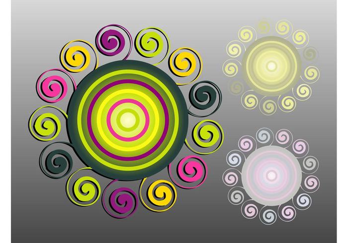 Spiraling Circles Spiraling Circles