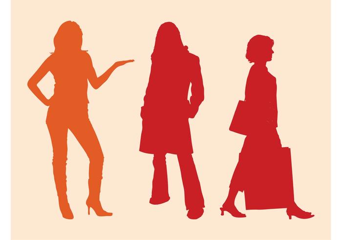 Free Women Silhouettes Free Women Silhouettes