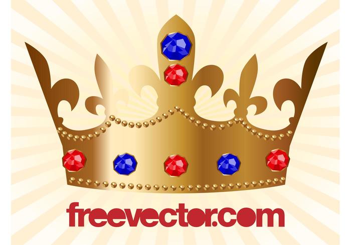 Golden Crown Vector Golden Crown Vector