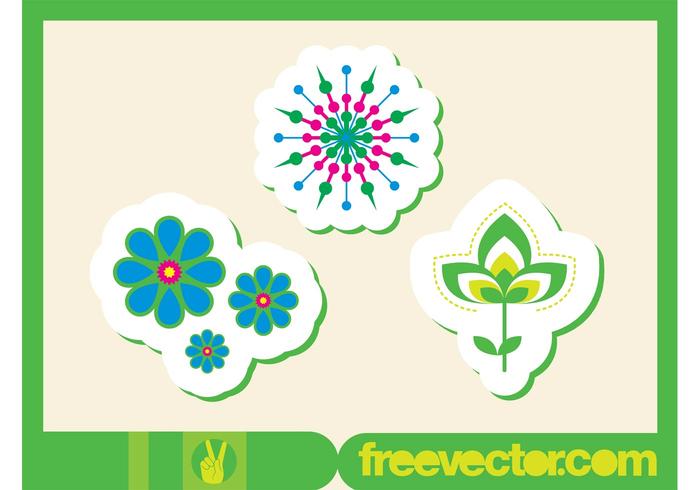 Flowers Stickers Flowers Stickers