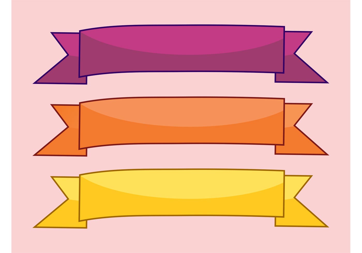 Ribbons Banners - Download Free Vector Art, Stock Graphics ...