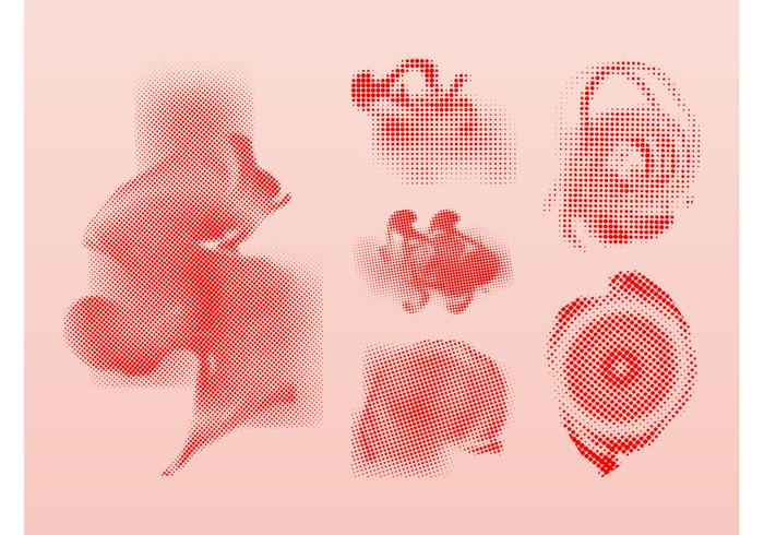 Halftone Patterns Vector Halftone Patterns Vector