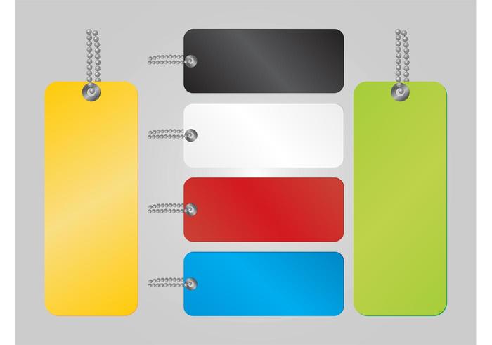 Colorful Tags Vector Colorful Tags Vector