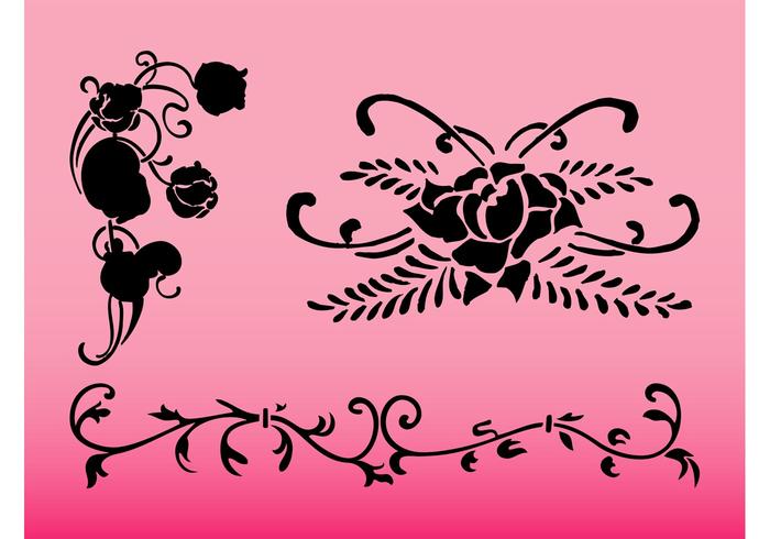 Flower Swirls Designs