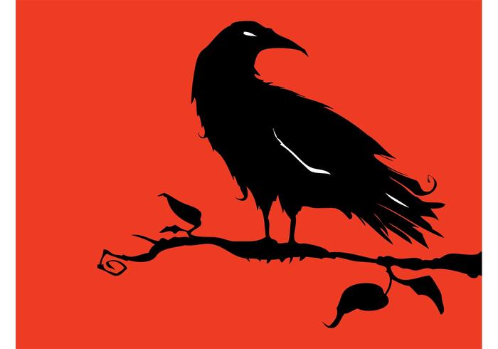 Crow On Tree Crow On Tree