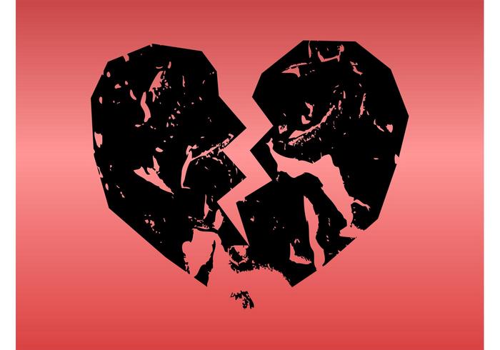 Broken Heart Vector Broken Heart Vector
