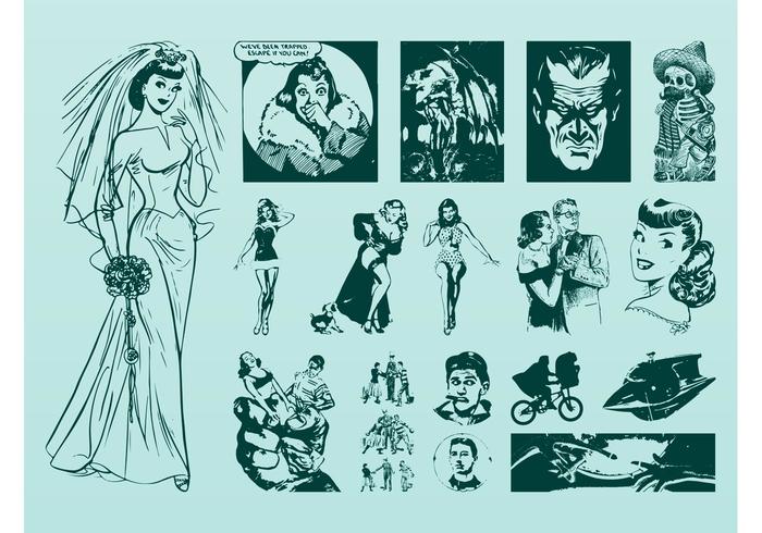 Retro People Graphics Retro People Graphics