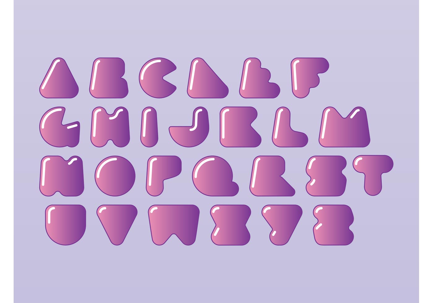 Download Retro Font Vector - Download Free Vector Art, Stock ...