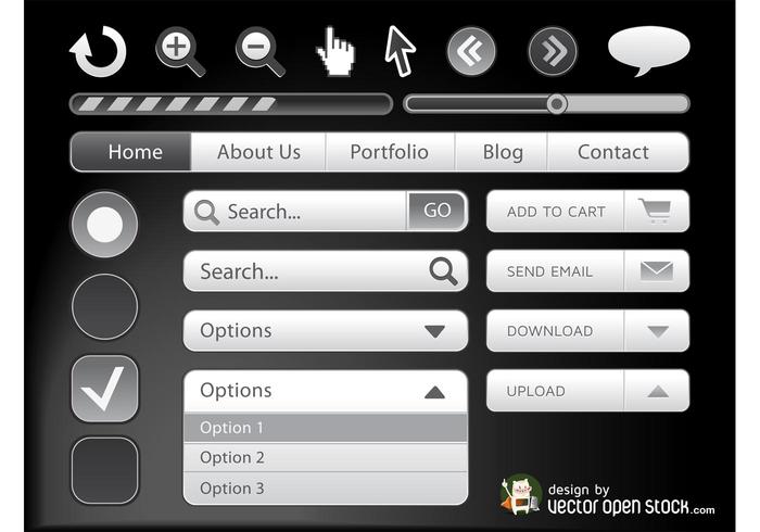 Vector Web Elements Vector Web Elements