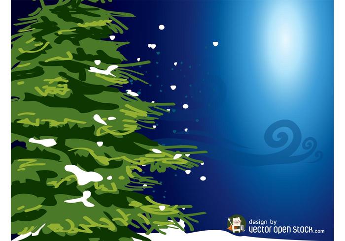 Winter Background Vector Winter Background Vector