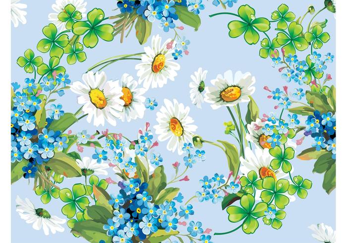 Flowers Vector Frame